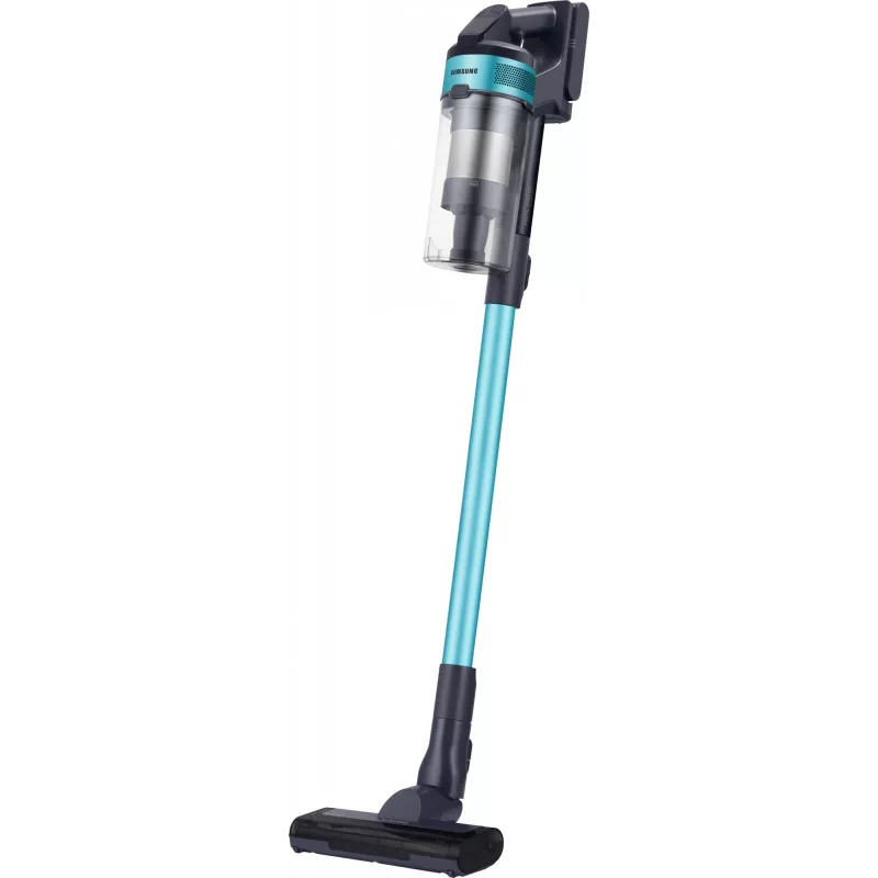 Aspirador vertical com bateria Samsung Jet 60 turbo, seco, sem saco, 0,8 l, 410 W, preto, menta