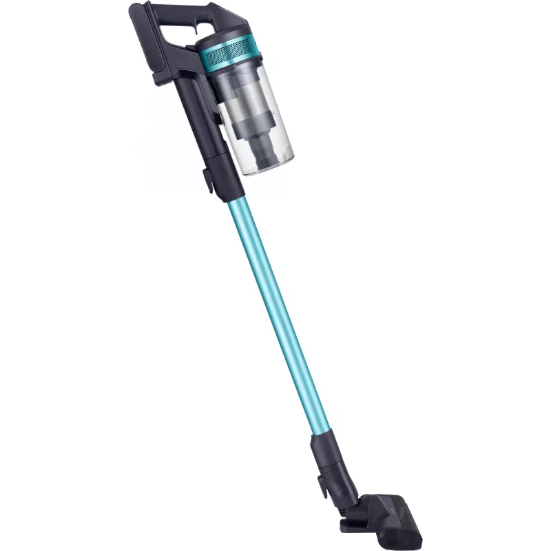 Aspirador vertical com bateria Samsung Jet 60 turbo, seco, sem saco, 0,8 l, 410 W, preto, menta