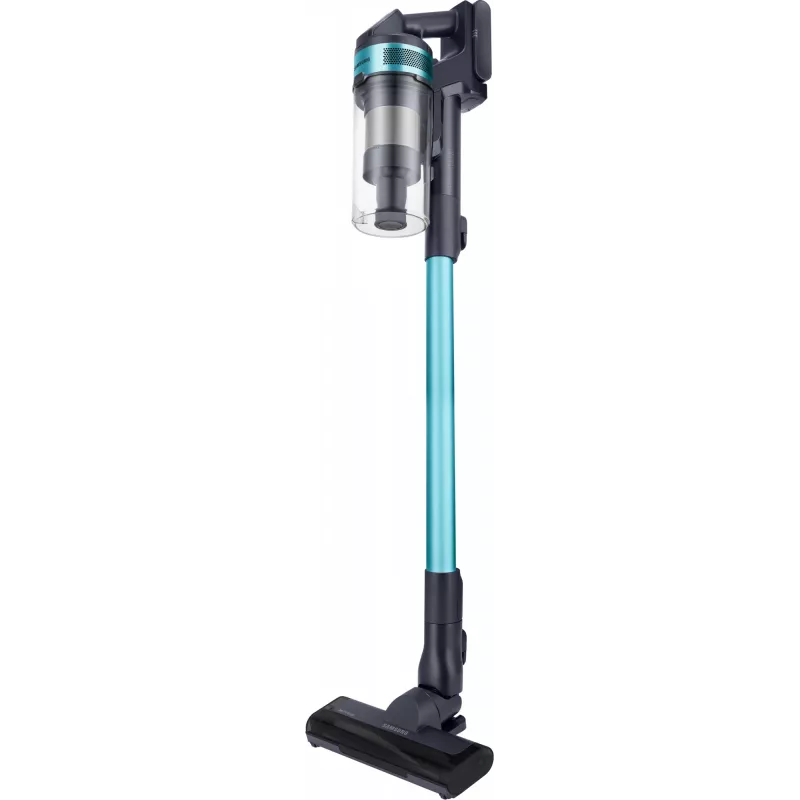 Aspirador vertical com bateria Samsung Jet 60 turbo, seco, sem saco, 0,8 l, 410 W, preto, menta