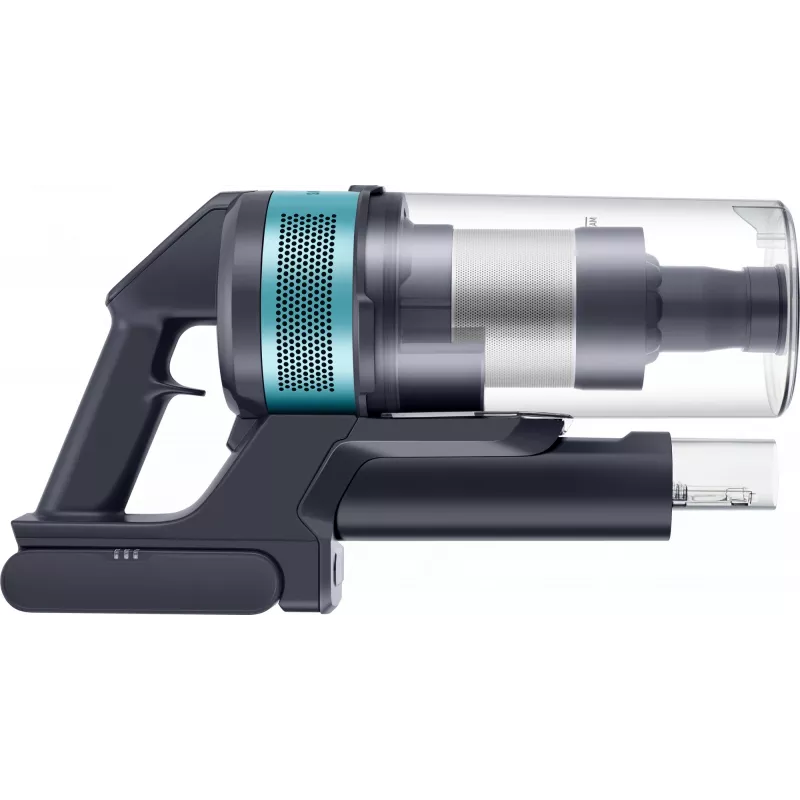 Aspirador vertical com bateria Samsung Jet 60 turbo, seco, sem saco, 0,8 l, 410 W, preto, menta