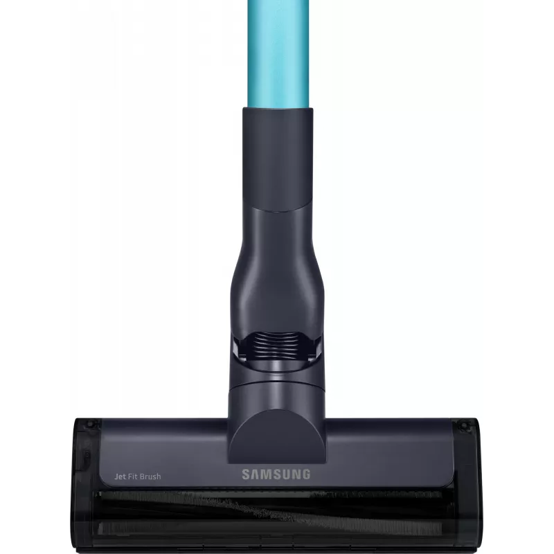 Aspirador vertical com bateria Samsung Jet 60 turbo, seco, sem saco, 0,8 l, 410 W, preto, menta