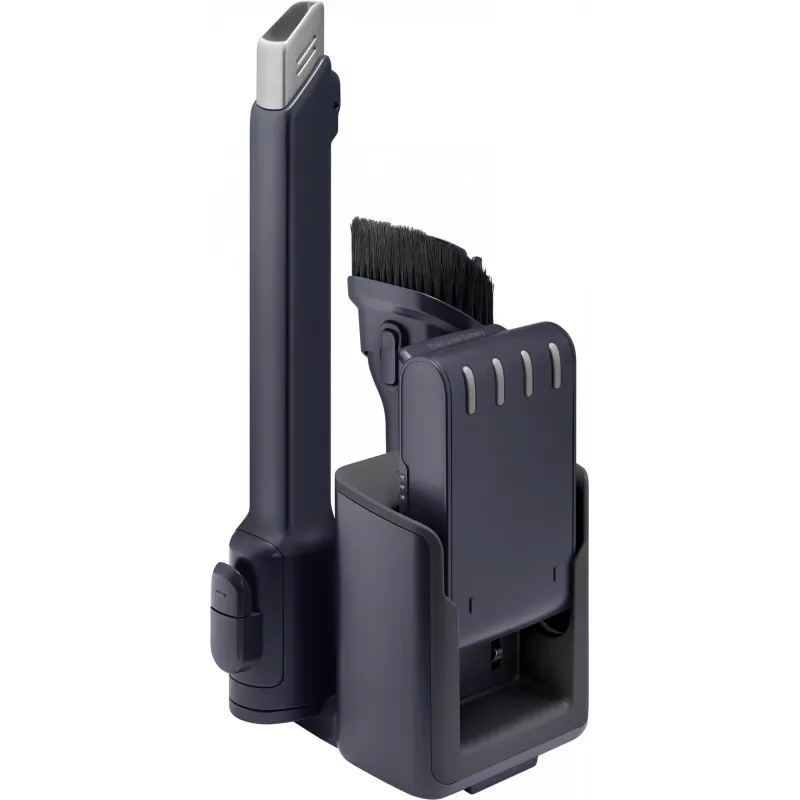 Aspirador vertical com bateria Samsung Jet 60 turbo, seco, sem saco, 0,8 l, 410 W, preto, menta