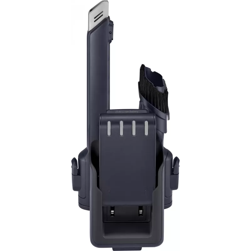Aspirador vertical com bateria Samsung Jet 60 turbo, seco, sem saco, 0,8 l, 410 W, preto, menta
