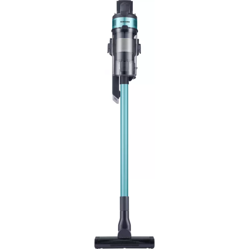 Aspirador vertical com bateria Samsung Jet 60 turbo, seco, sem saco, 0,8 l, 410 W, preto, menta