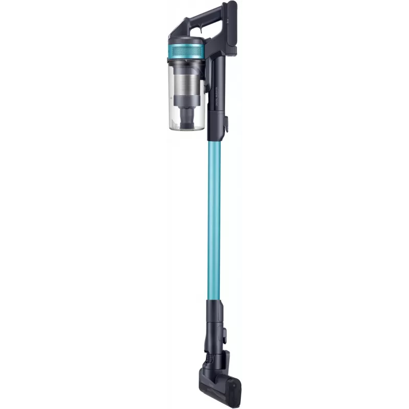 Aspirador vertical com bateria Samsung Jet 60 turbo, seco, sem saco, 0,8 l, 410 W, preto, menta