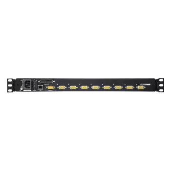 ATEN Switch KVM LCD sobre IP de 8 portas 43,2 cm (17 inch) (USB - PS/2 VGA) com porta periférica USB