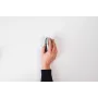 Rato BakkerElkhuizen Grip sem fios, para destros, design vertical, ótico, RF Wireless, 1600 DPI, preto, prateado