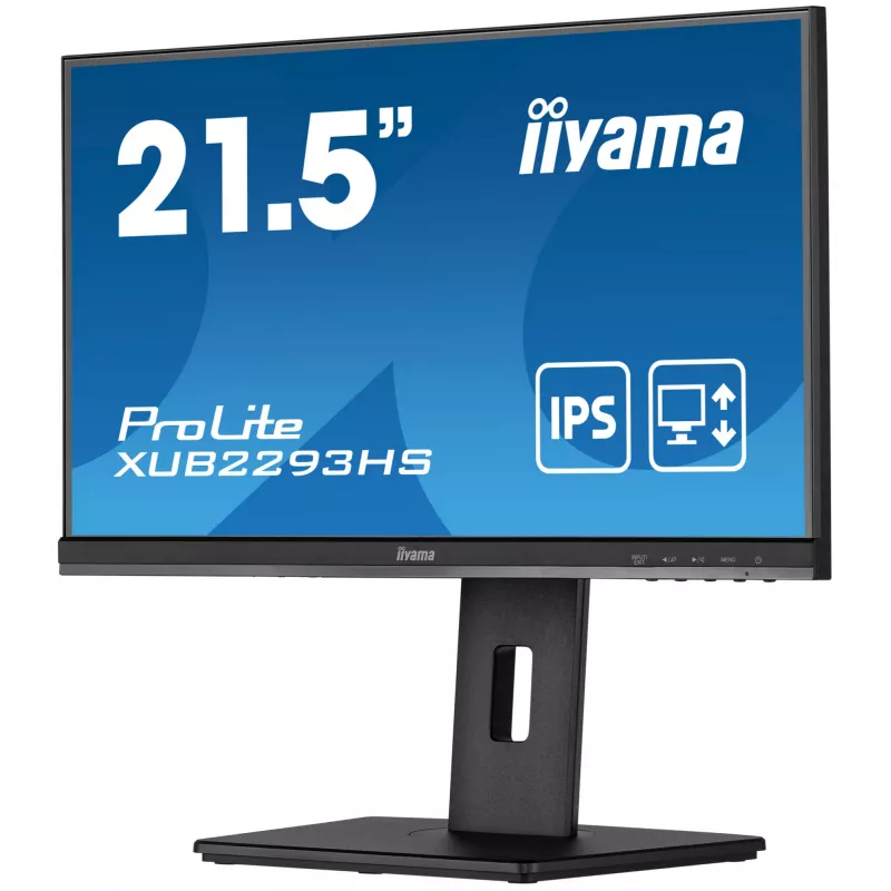 Monitor de computador iiyama ProLite XUB2293HS-B3 54,6 cm (21,5 polegadas) 1920 x 1080 píxeis Full HD LED preto