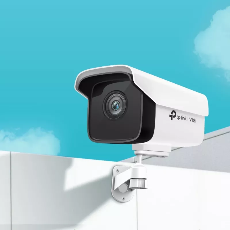 Câmara de segurança IP TP-Link VIGI 3MP exterior bullet câmara de rede, 3 MP, 30 fps, visão noturna 30 m, com fios, branca