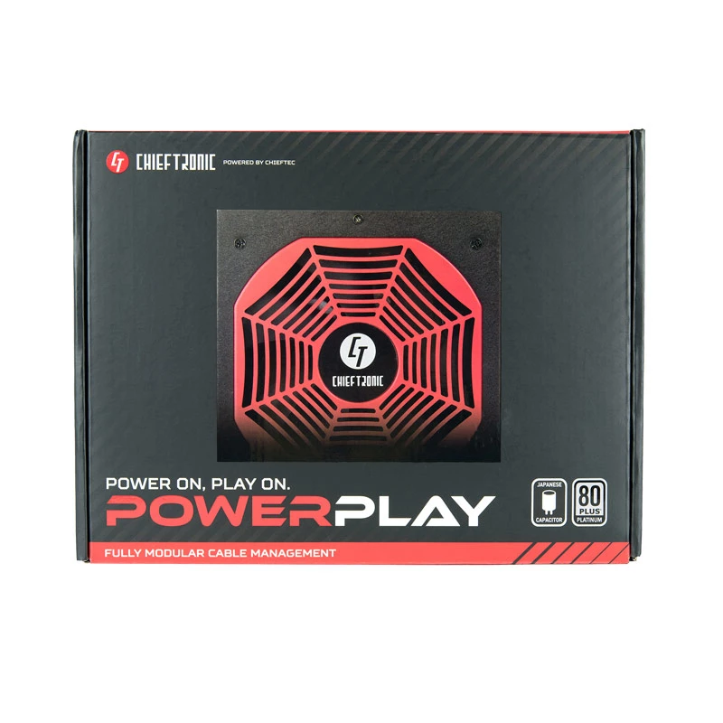 Fonte de alimentação Chieftec GPU-1200FC 1200 W 20+4-Pin ATX ATX preto, vermelho