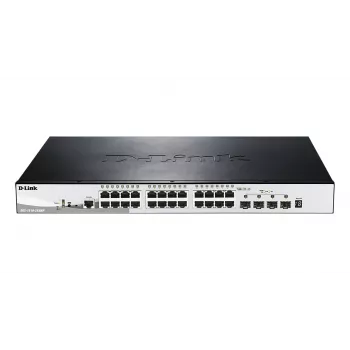 D-Link Switch Gigabit Stackable POE Smart Managed de 28 portas incluindo 4 x 10G SFP+