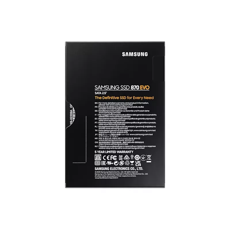 Samsung 870 EVO 1 TB 2,5 polegadas Serial ATA III V-NAND MLC