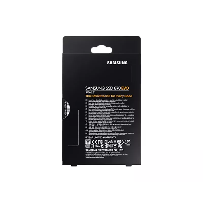 Samsung 870 EVO 1 TB 2,5 polegadas Serial ATA III V-NAND MLC