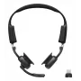 SHOKZ OpenMeet UC headset de videoconferência sem fios Bluetooth de condução óssea com adaptador USB-C
