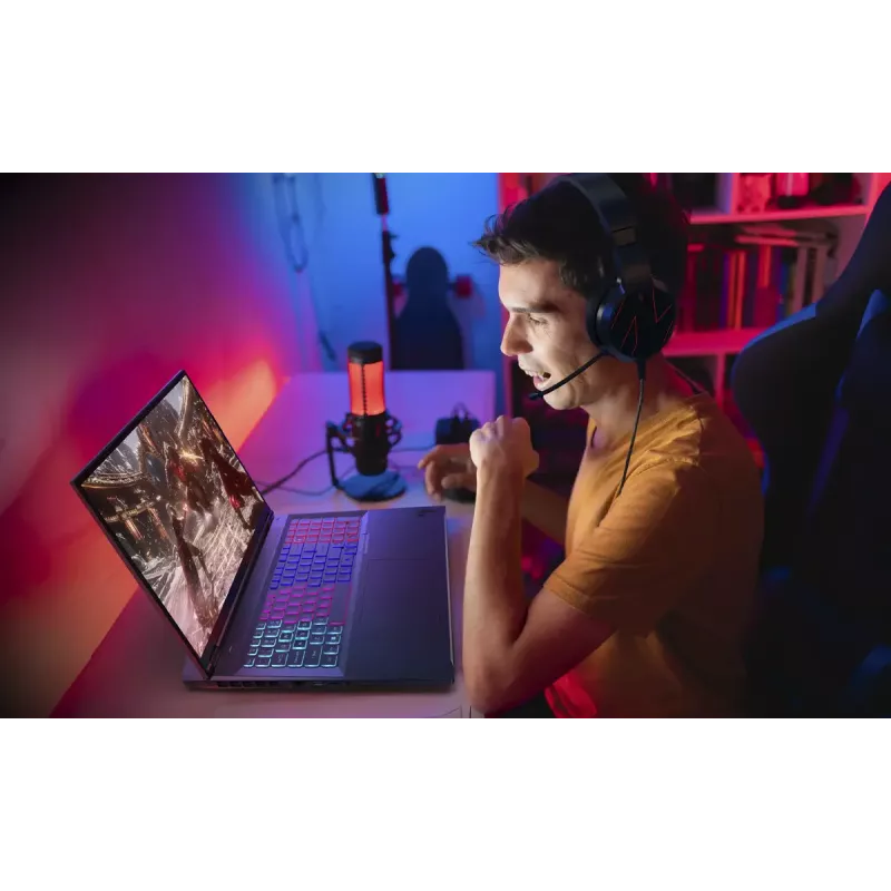 Acer Nitro 18 AI AMD AN18-61-R952 AMD Ryzen AI 9 365 portátil 45,7 cm (18 polegadas) WQXGA 32 GB DDR5-SDRAM 2 TB SSD NVIDIA GeForce RTX 5070 Ti Wi-Fi 6E (802.11ax) Windows 11 Home alemão preto