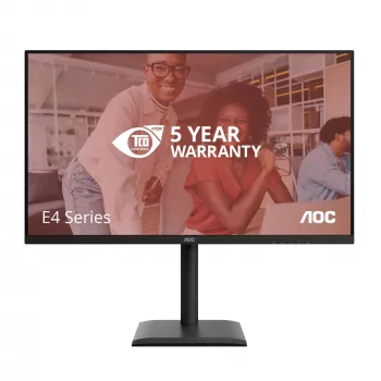 Monitor de computador AOC E4 Q32E4U 80 cm (31,5 polegadas) 2560 x 1440 píxeis Quad HD LED Preto