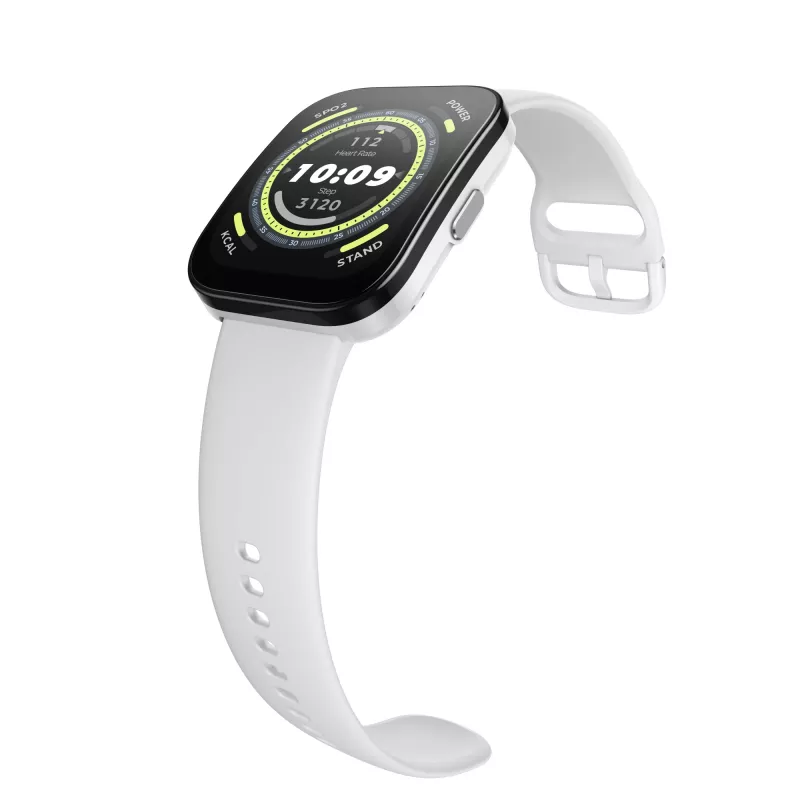 Amazfit Bip 5 4,85 cm (1,91 polegadas) TFT 45,9 mm Digital 320 x 380 píxeis Ecrã tátil Branco GPS (satélite)
