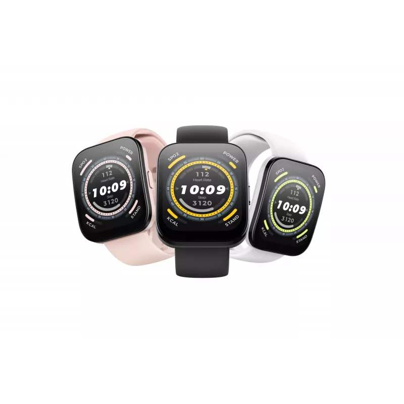 Amazfit Bip 5 4,85 cm (1,91 polegadas) TFT 45,9 mm Digital 320 x 380 píxeis Ecrã tátil Branco GPS (satélite)