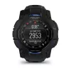 Garmin Instinct 3 AMOLED smartwatch, 50 mm, Black/Bolt Blue, bracelete de silicone (010-03020-03)