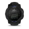Garmin Instinct 3 AMOLED smartwatch, 50 mm, Black/Bolt Blue, bracelete de silicone (010-03020-03)