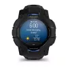 Garmin Instinct 3 AMOLED smartwatch, 50 mm, Black/Bolt Blue, bracelete de silicone (010-03020-03)