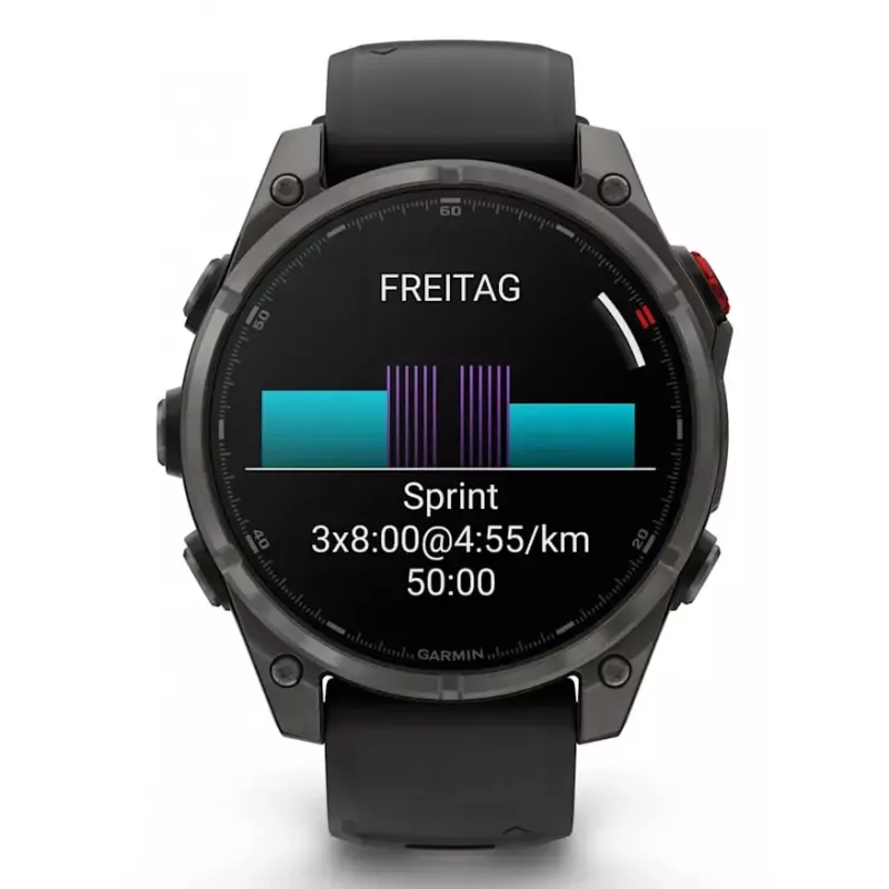 Smartwatch Garmin fēnix 8 Pro AMOLED 1,4 polegadas 454x454 GPS Wi‑Fi