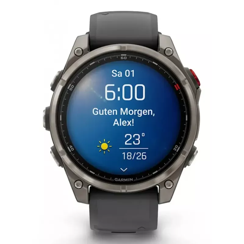 Smartwatch Garmin fēnix 8 Pro AMOLED 1,4 polegadas 454x454 GPS Wi‑Fi