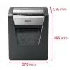 Destruidora de documentos Rexel Momentum M510 Micro Cut P5, Micro-Cut, 2 x 15 mm, 23 L, 250 folhas, 58 dB, botões