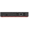 Dock para portátil Lenovo 40AS0090SA com fios USB 3.2 Gen 1 Type-C 4K Ultra HD Ethernet