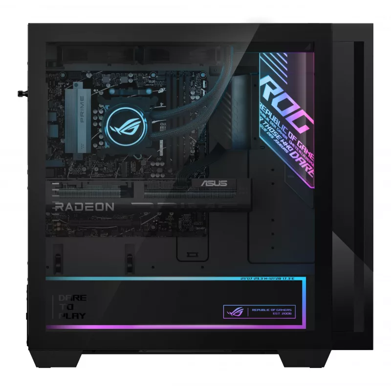 ASUS ROG G700 GM700TZ-R8700F092W AMD Ryzen™ 7 8700F 32 GB DDR5-SDRAM 2 TB SSD NVIDIA GeForce RTX 5070 Ti Windows 11 Home PC torre preto