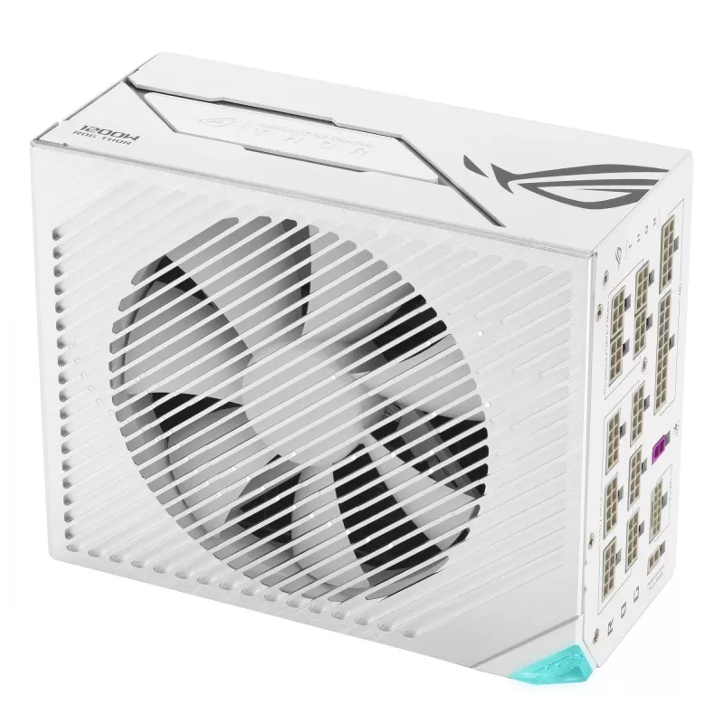 Fonte de alimentação ASUS ROG THOR-1200P3-WHITE-GAMING 1200 W ATX 20+4-Pin, 80 PLUS Platinum, branco