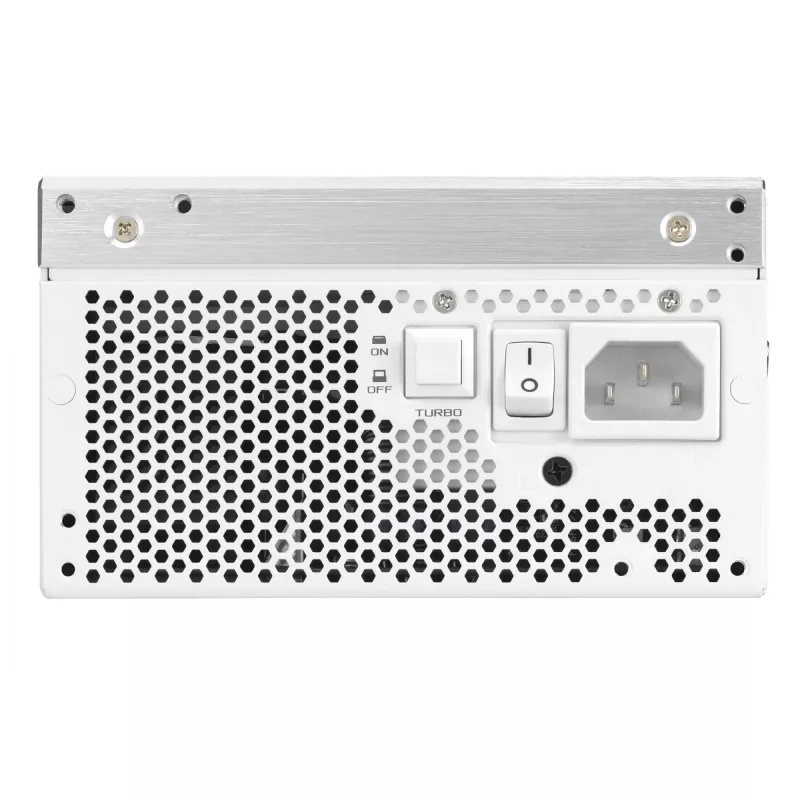 Fonte de alimentação ASUS ROG THOR-1200P3-WHITE-GAMING 1200 W ATX 20+4-Pin, 80 PLUS Platinum, branco