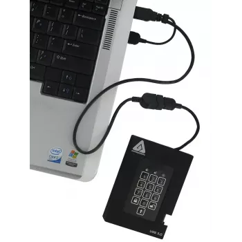 Unidade SSD Apricorn 256 GB USB 3.2 Gen 1 preto A25-3PL256-S256F