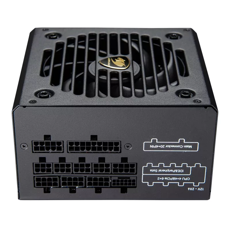 Fonte de alimentação COUGAR GR 750W ATX3.1/PCIE 5.1 / 80 Plus Gold, 750 W, 100 - 240 V, 50/60 Hz, 10 A, 100 W, 750 W