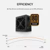 Fonte de alimentação Cougar ATLAS 750W ATX3.1 80 Plus Bronze, 750 W, 24-pol ATX, ventoinha de 120 mm