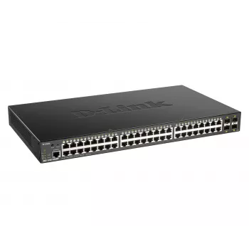 D-Link Switch Smart Managed Gigabit de 48 portas com 4 x 10G SFP+, 370 Watt