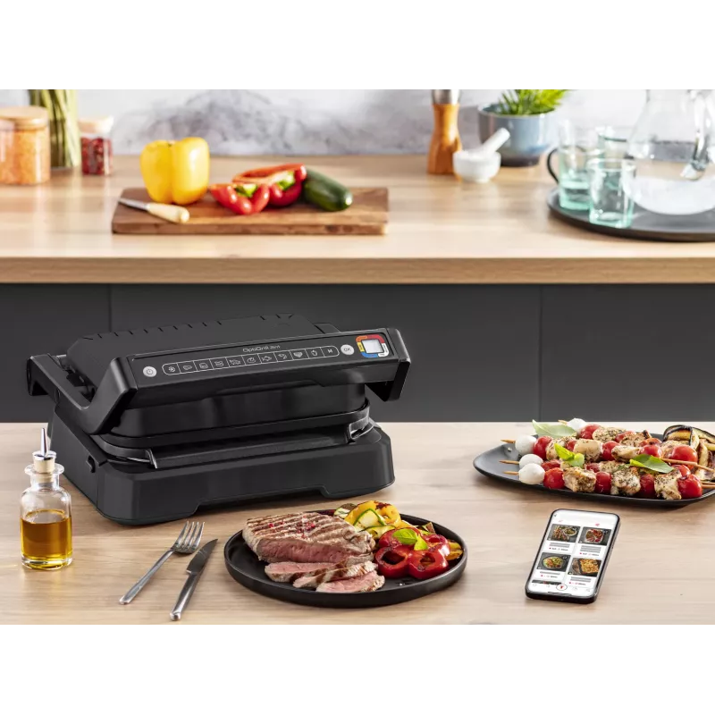 Grelhador de contacto Tefal OptiGrill 2in1 GC7728 2100W preto