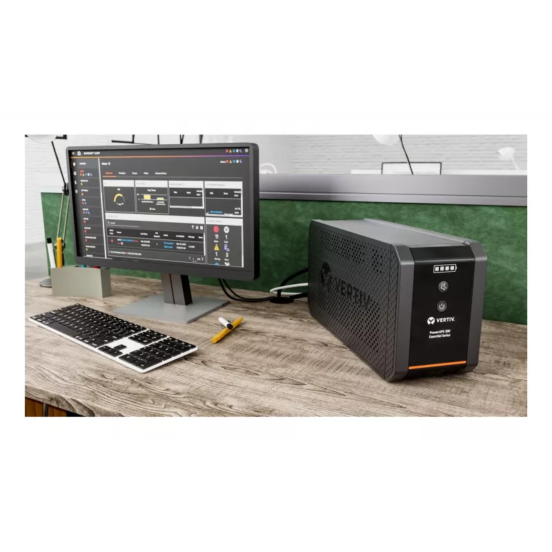 Vertiv PowerUPS 200 Essential PSA6E-1600IT-SCH, 1600VA/925W, Line-Interactive, 1,6 kVA, 925 W, senoidal, 140 V, 290 V