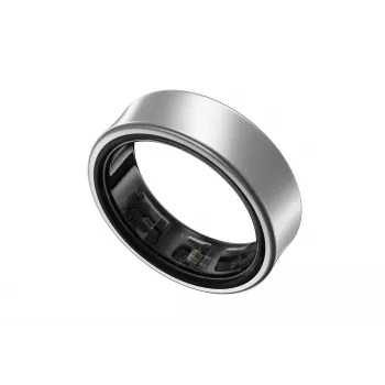 Anel inteligente monitor de atividade Samsung Galaxy Ring prateado sensor ótico de frequência cardíaca