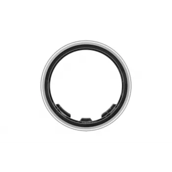 Anel inteligente monitor de atividade Samsung Galaxy Ring prateado sensor ótico de frequência cardíaca