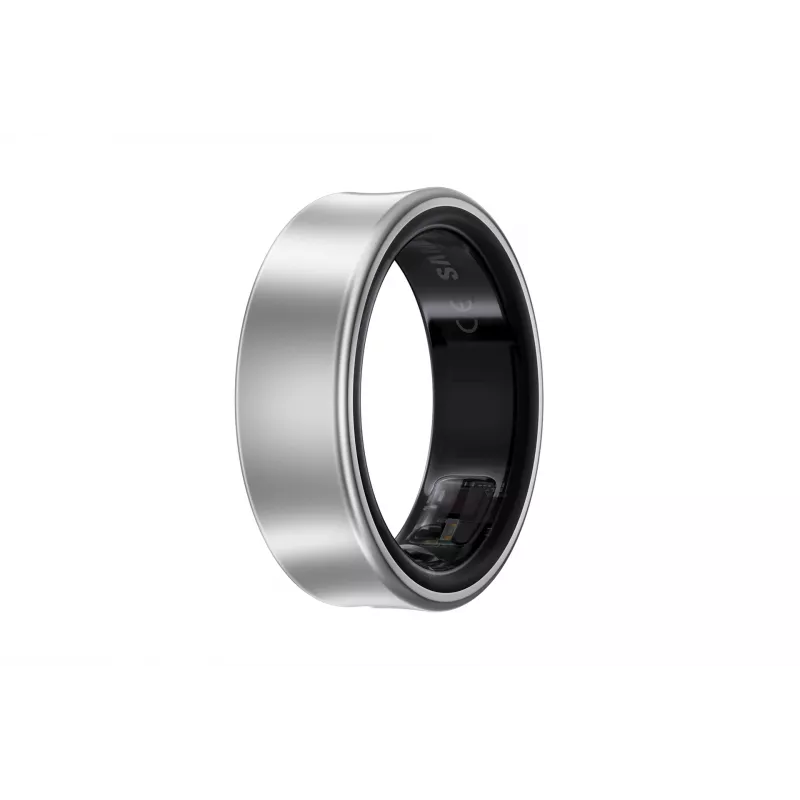 Anel inteligente monitor de atividade Samsung Galaxy Ring prateado sensor ótico de frequência cardíaca