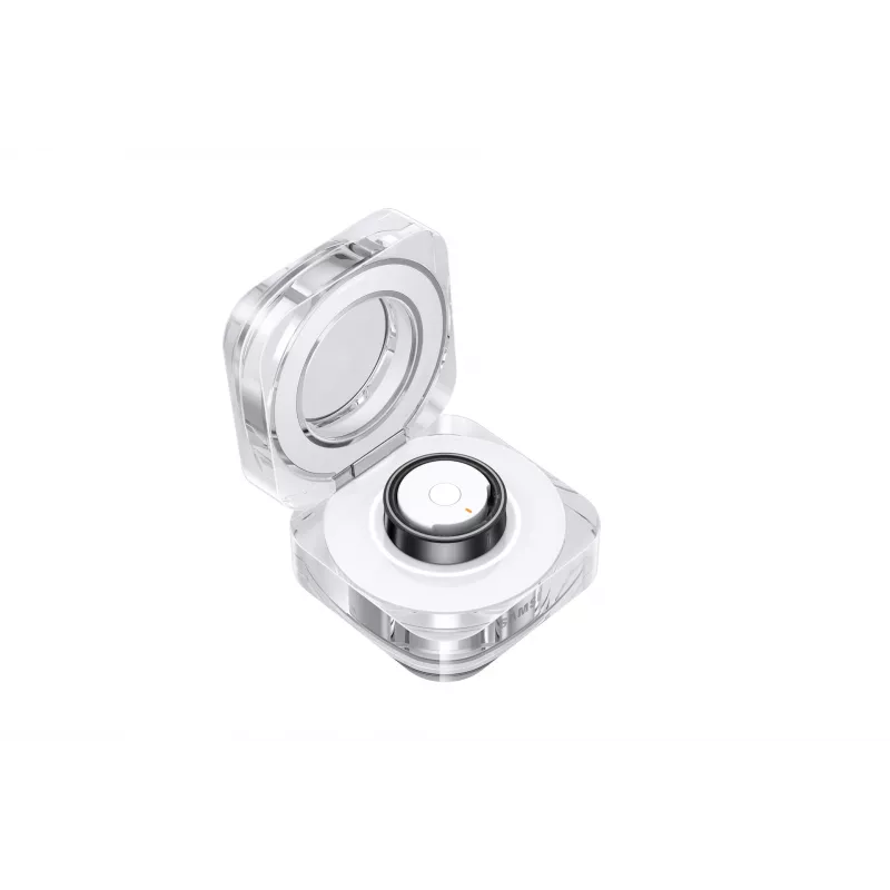 Anel inteligente monitor de atividade Samsung Galaxy Ring preto sensor ótico de frequência cardíaca