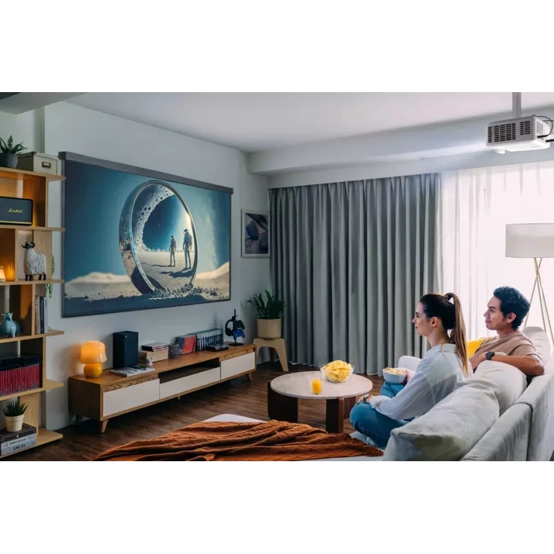 Viewsonic V554K projetor de dados projetor de distância ultra-curta 3500 ANSI lúmenes 3LCD UHD 4K (3840x2160) 3D branco