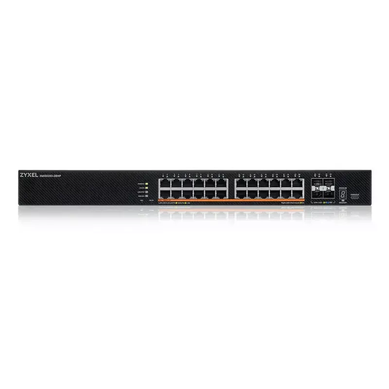 Zyxel XMG2230-28HP gerido L2/L3 2.5G Ethernet (100/1000/2500) Power over Ethernet (PoE) 1U preto