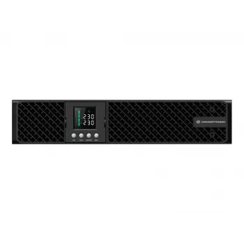 Conceptronic ZEUS51E2K 2000VA 2000W UPS online, IEC, dupla conversão (online), 2 kVA, 2000 W, sinusoidal, 220 V, 240 V