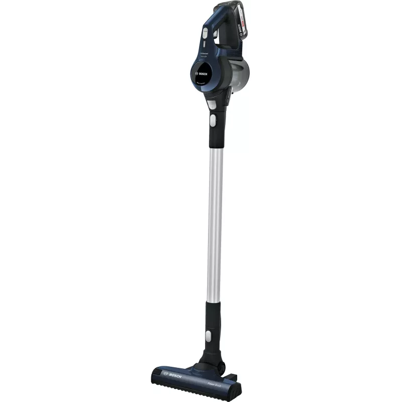 Aspirador vertical Bosch Serie 6 BBS611PCK 2 em 1 com bateria, filtro de higiene, sem saco, azul, 2,5 Ah