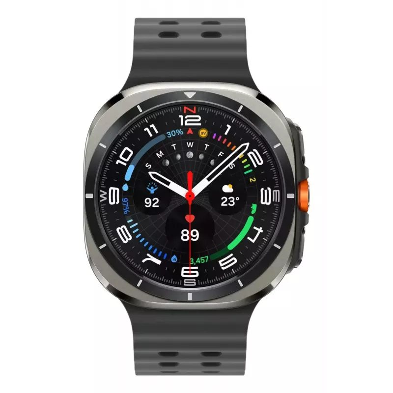Samsung Galaxy Watch Ultra 3,81 cm (1,5 polegadas) AMOLED 47 mm Digital 480 x 480 Pixel Ecrã tátil 4G Prateado WLAN GPS (Satélite)