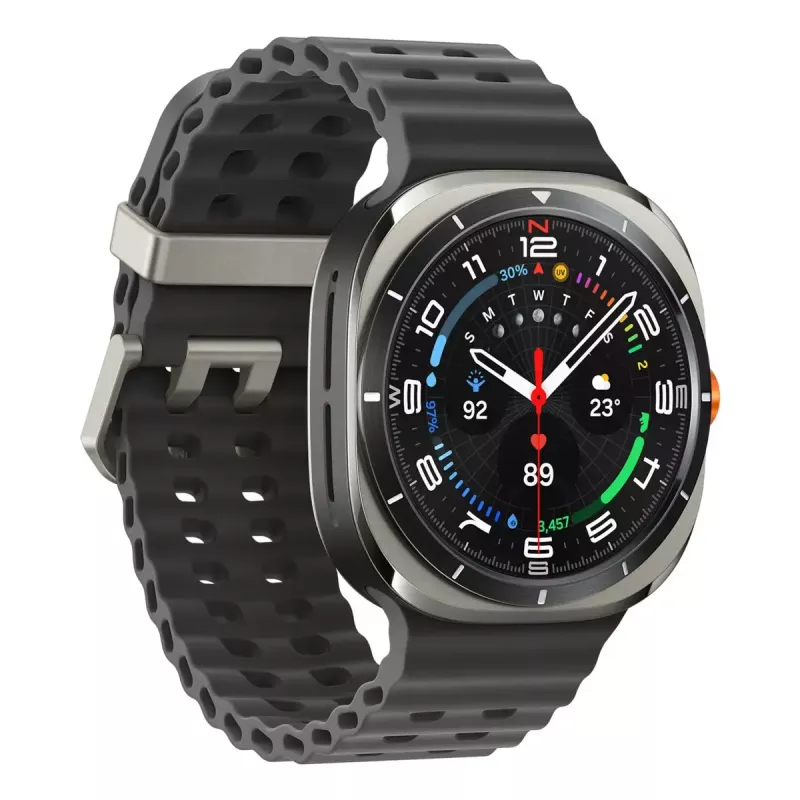 Samsung Galaxy Watch Ultra 3,81 cm (1,5 polegadas) AMOLED 47 mm Digital 480 x 480 Pixel Ecrã tátil 4G Prateado WLAN GPS (Satélite)