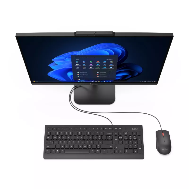 Lenovo V100 Intel® N N100 60,5 cm (23,8 polegadas) 1920 x 1080 Pixel All-in-One PC 16 GB DDR5-SDRAM 512 GB SSD Windows 11 Pro Wi-Fi 6 (802.11ax) Preto