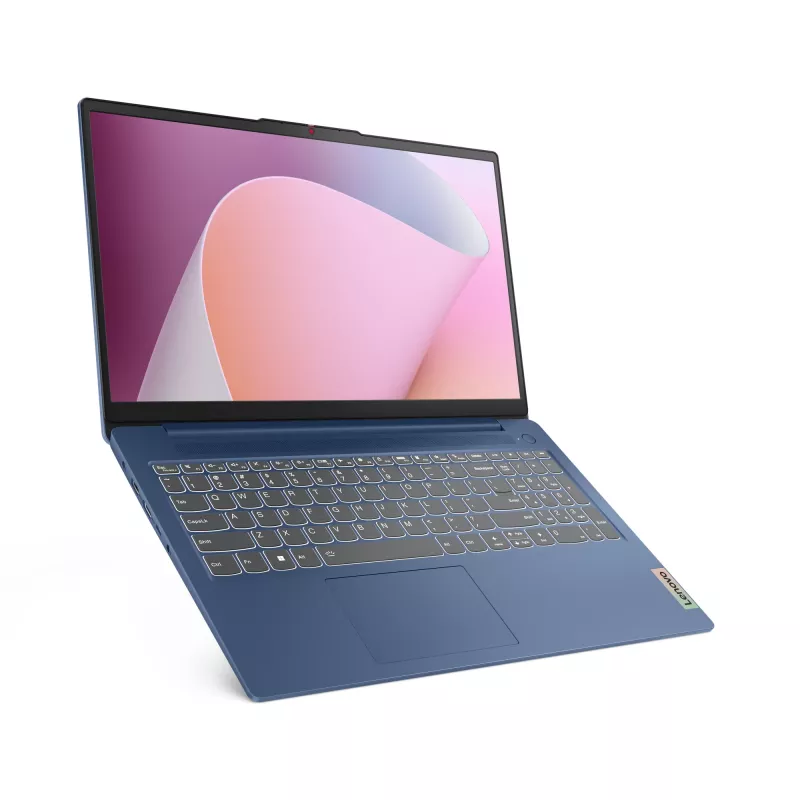 Lenovo IdeaPad Slim 3 15AMN8 AMD Ryzen™ 5 7520U Portátil 39,6 cm (15,6 polegadas) Full HD 16 GB LPDDR5-SDRAM 512 GB SSD Wi-Fi 6 (802.11ax) Windows 11 Home alemão azul